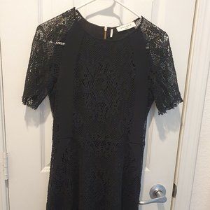Sandro Black Lace Dress size 1 (US 4)
